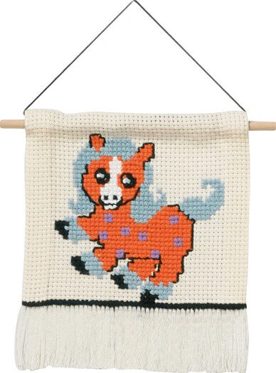 Kit da ricamo MFK pony arancione 5119/18 16x18 cm