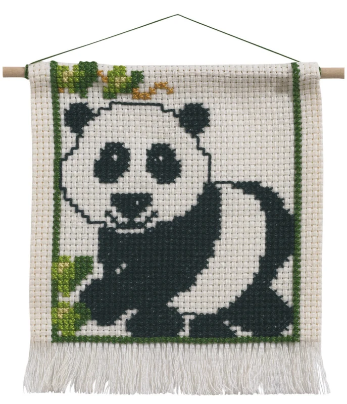 Kit per Ricamo MFK Panda 16 x 18 cm con/5119/18