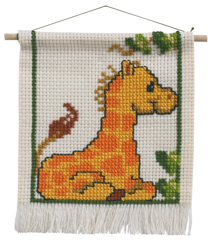 Kit da Ricamo MFK Giraffa 16 x 18 cm m/5119/18