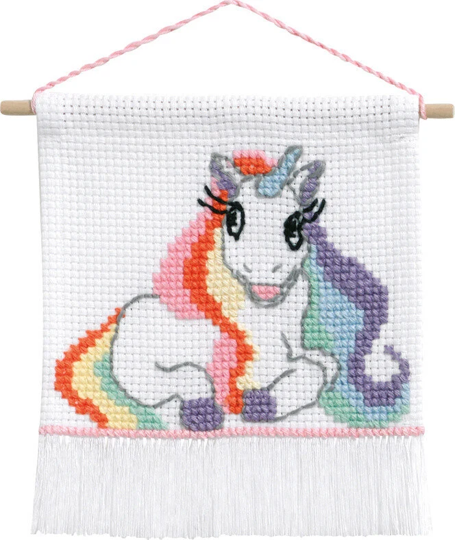 Kit da ricamo MFK Unicorno M 5119/18 16 x 18 cm