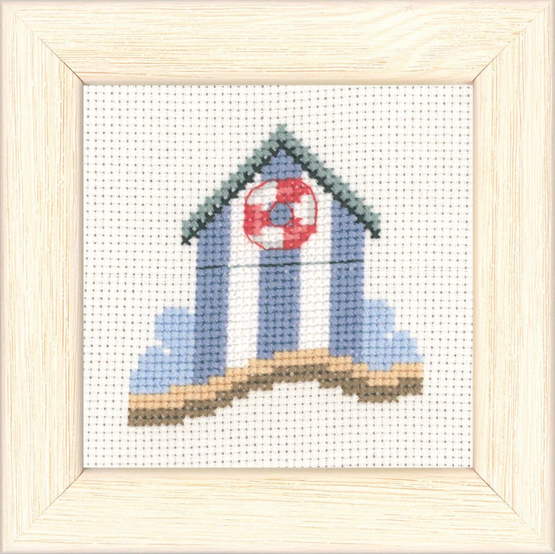 Kit Ricamo Casa Balneare 9x9 cm R5376