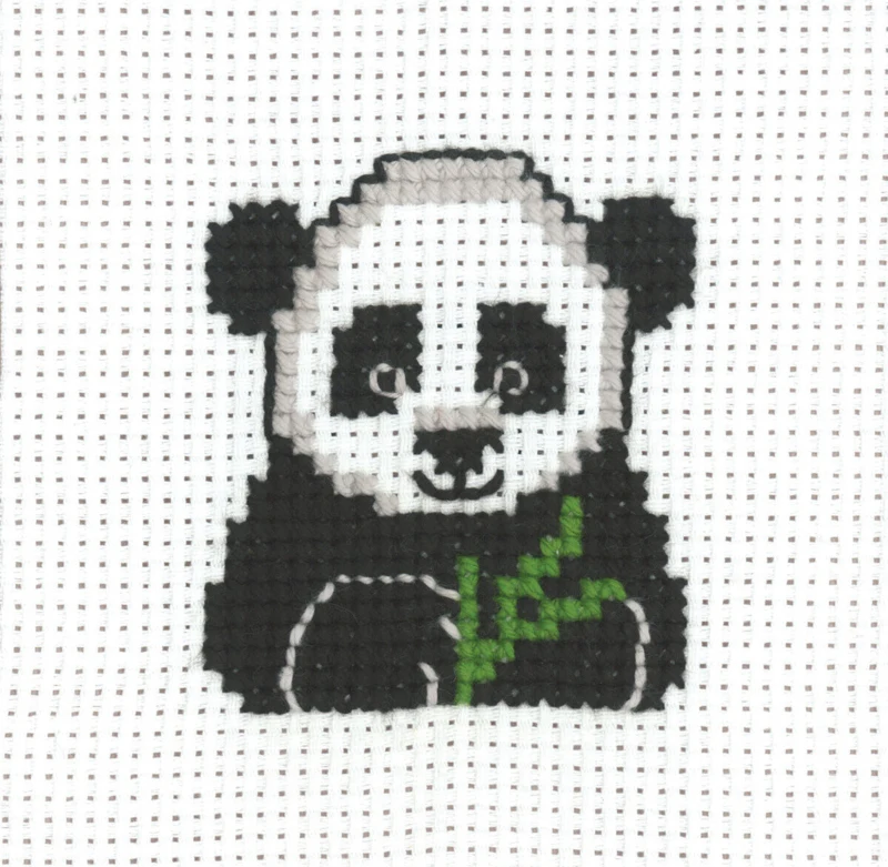 Kit Ricamo MFK Panda 8 x 8 cm