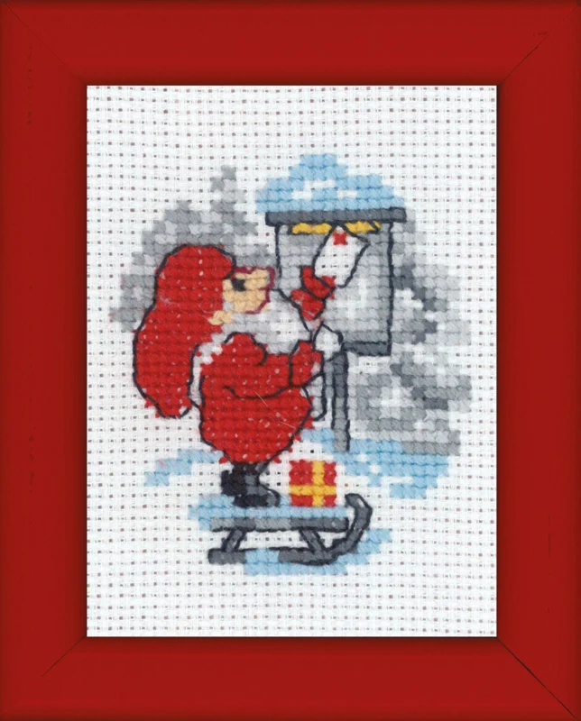 Kit da Ricamo Elfo con Lettera 6 x 8 cm
