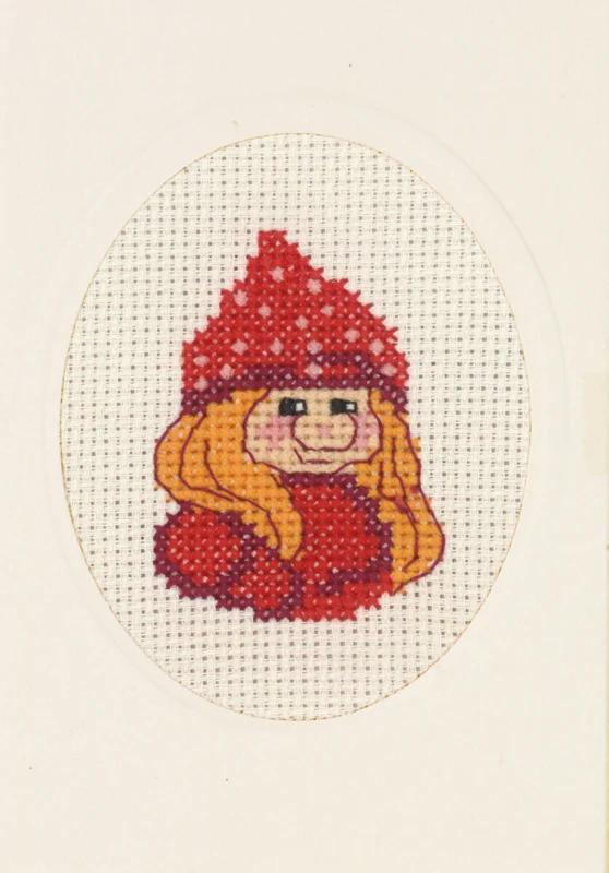 Kit Ricamo Ragazzina Folletto M 5875/00 9 x 13 cm