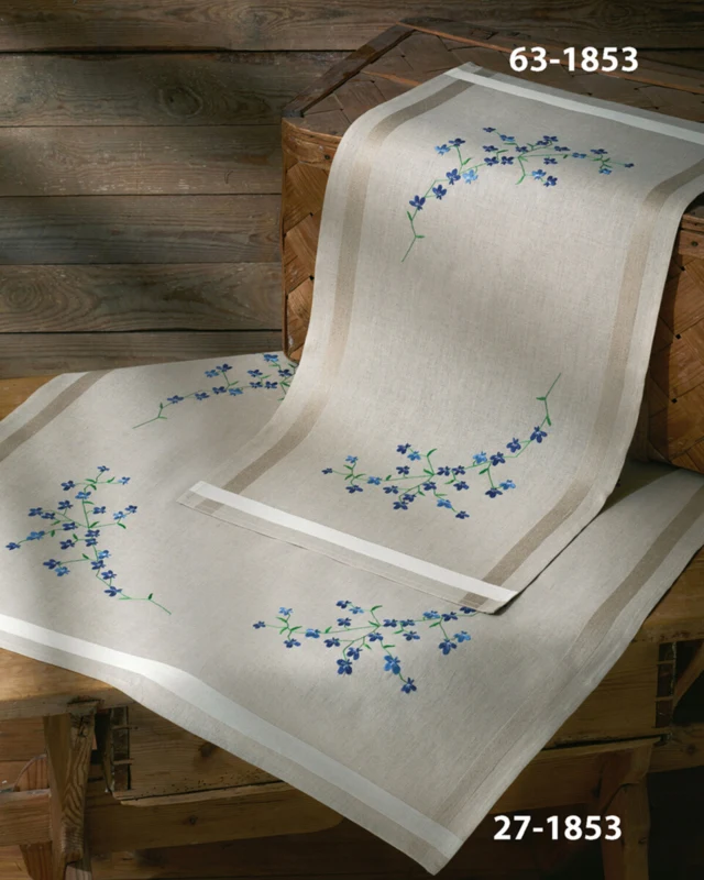 Kit Ricamo Lobelia 80 x 80 cm