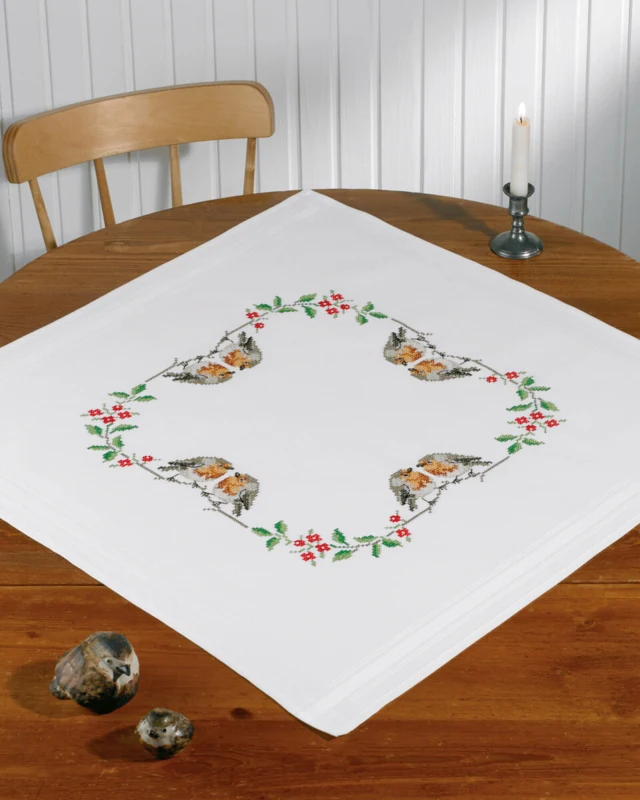 Kit Ricamo Uccelli 80 x 80 cm