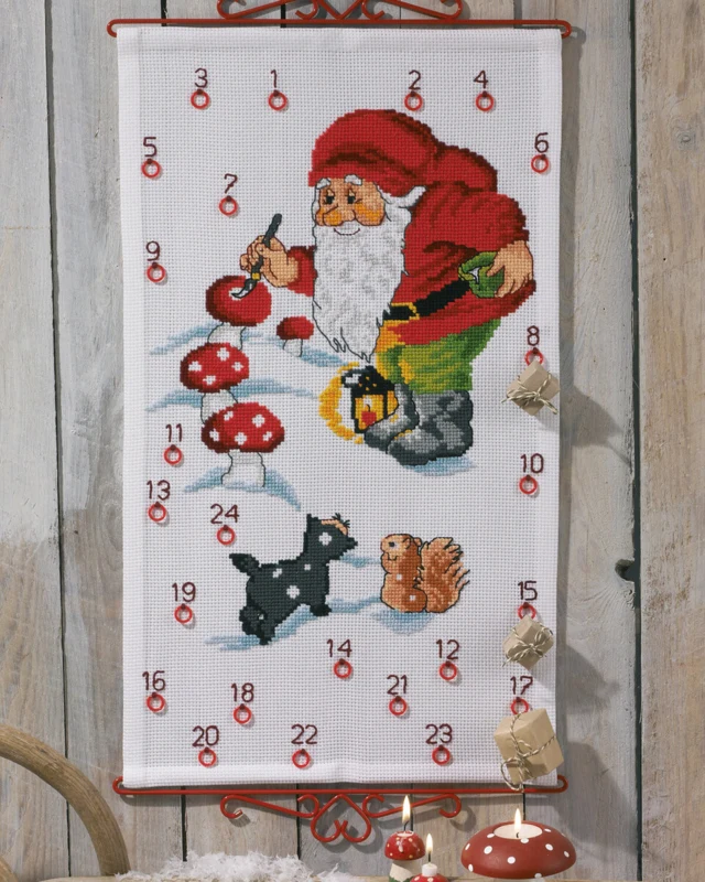 Kit da Ricamo Pittore Natalizio B5125/38 38 x 65 cm