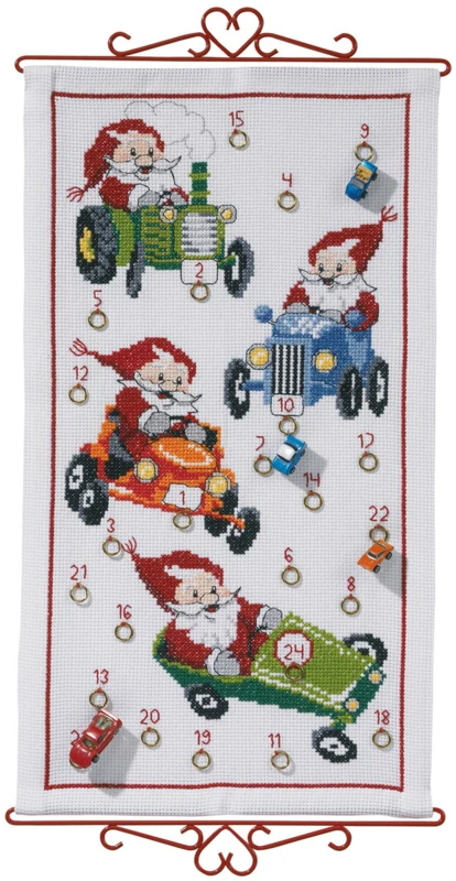 Kit di Ricamo Calendario Folletto 5125/35 35 x 63 cm