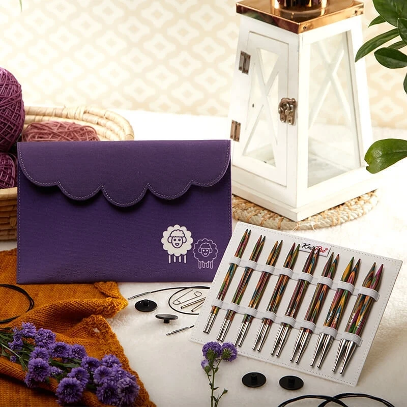 KnitPro Symfonie Set di Ferri Circolari Componibili Deluxe