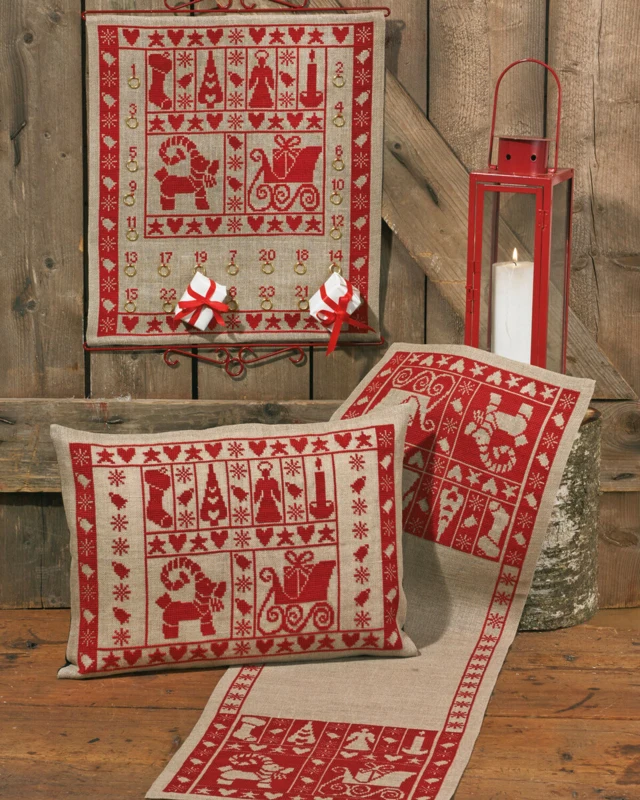 Kit di Ricamo Atmosfera Natalizia B 5135/45 45 x 50 cm
