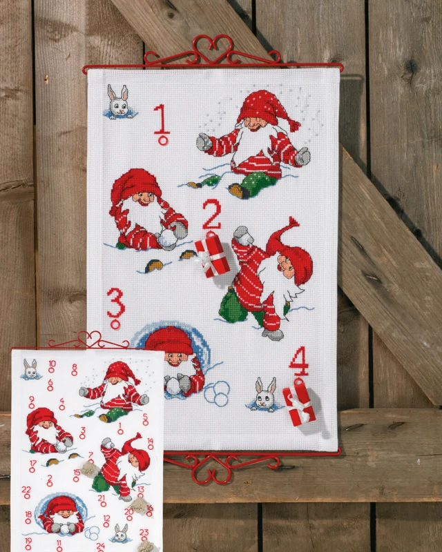 Kit da Ricamo Gioco degli Gnomi B5125/40 40 x 60 cm