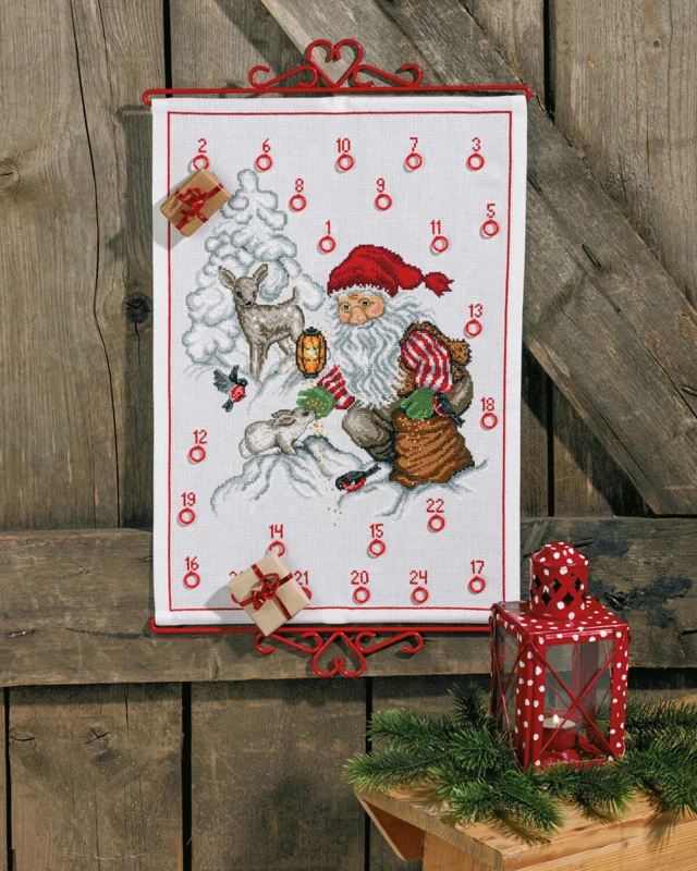 Kit Ricamo Babbo Natale nutre B 5125/35