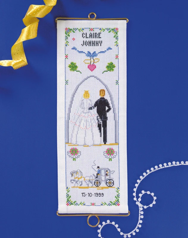Kit da ricamo Matrimonio 14 x 39 m/5188/14