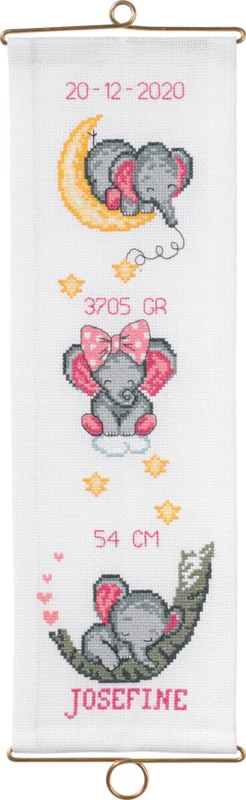 Kit da ricamo Battesimo Josefine m/5188/14 14 x 44 cm
