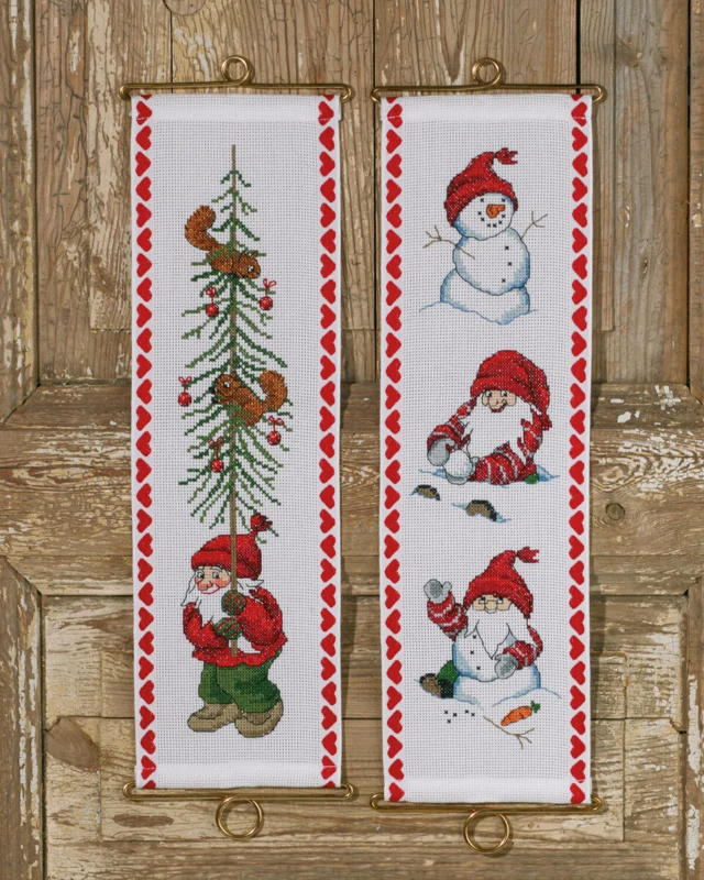 Kit Ricamo Gnomo con Albero M/5188/12 12 x 39 cm