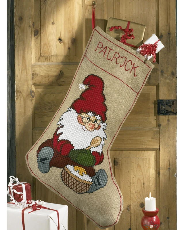 Kit Ricamo Folletto con Porridge 57 x 80 cm