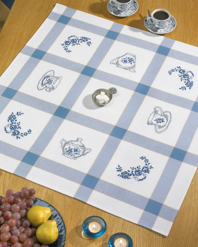 Kit da ricamo Motivo da cucina 85 x 85 cm