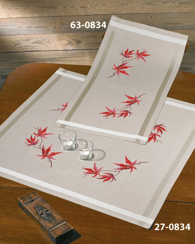 Kit per Ricamo Acero Giapponese 40 x 80 cm