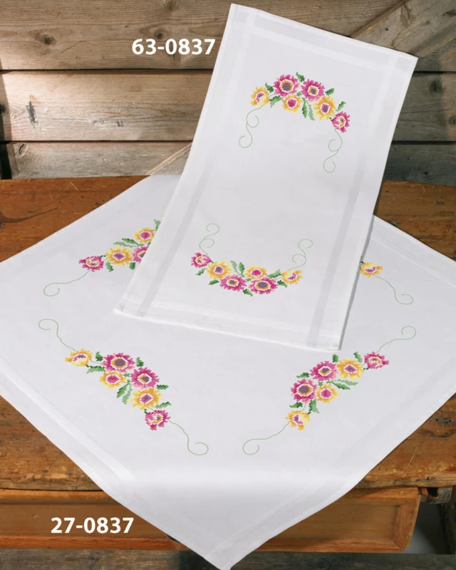 Kit per Ricamo Margherita Africana 40 x 80 cm
