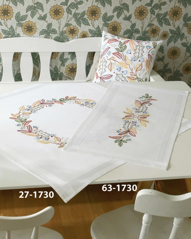 Kit da ricamo Autunno 40x80 cm