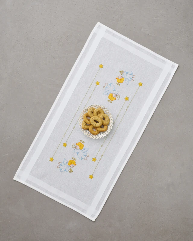 Kit Ricamo Angeli 40x80 cm