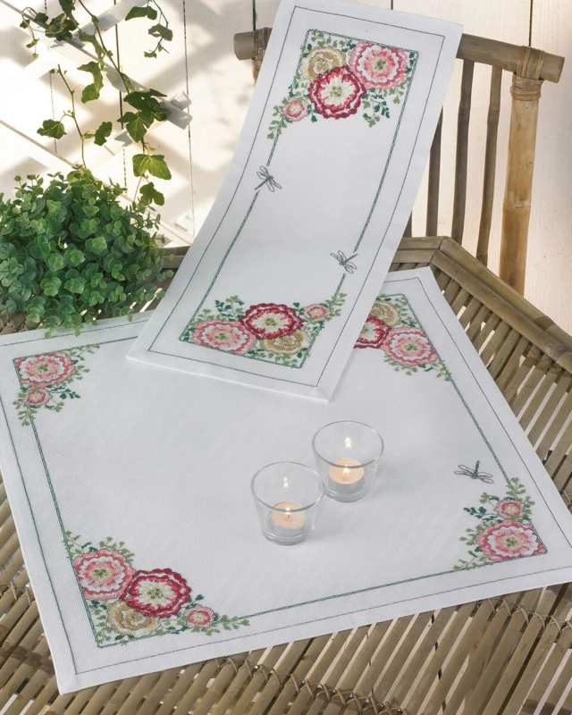 Kit da Ricamo Malvarose 24 x 62 cm