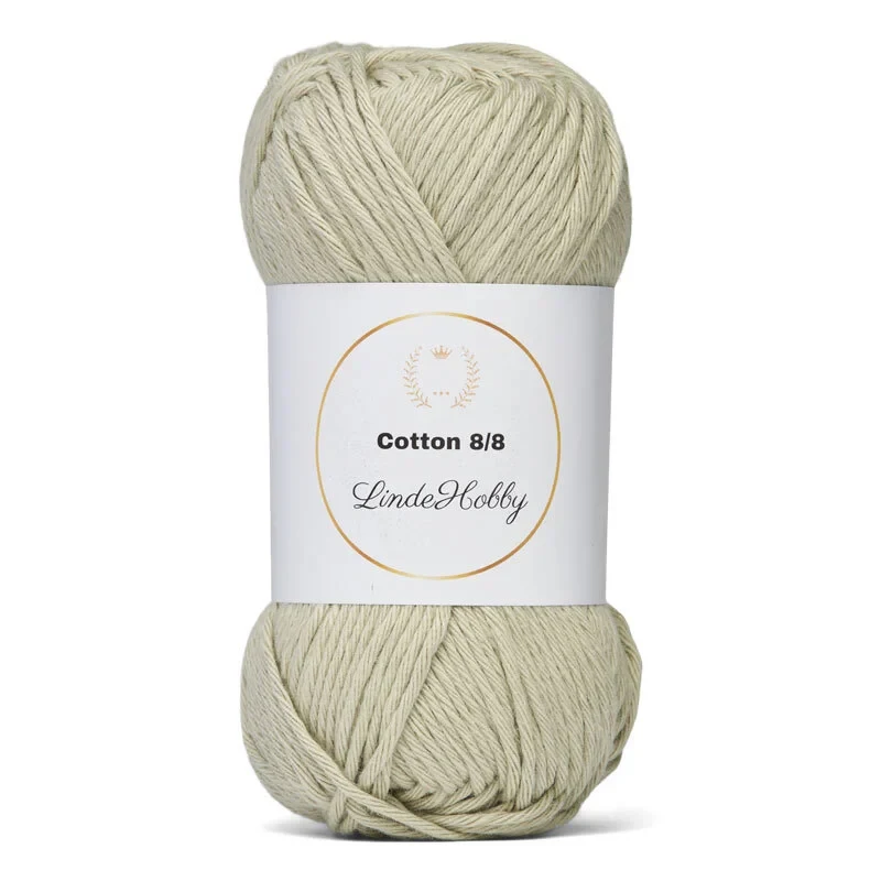 LindeHobby Cotton 8/8 - Soft Pastel Dream, 10 gomitoli 048 Alga