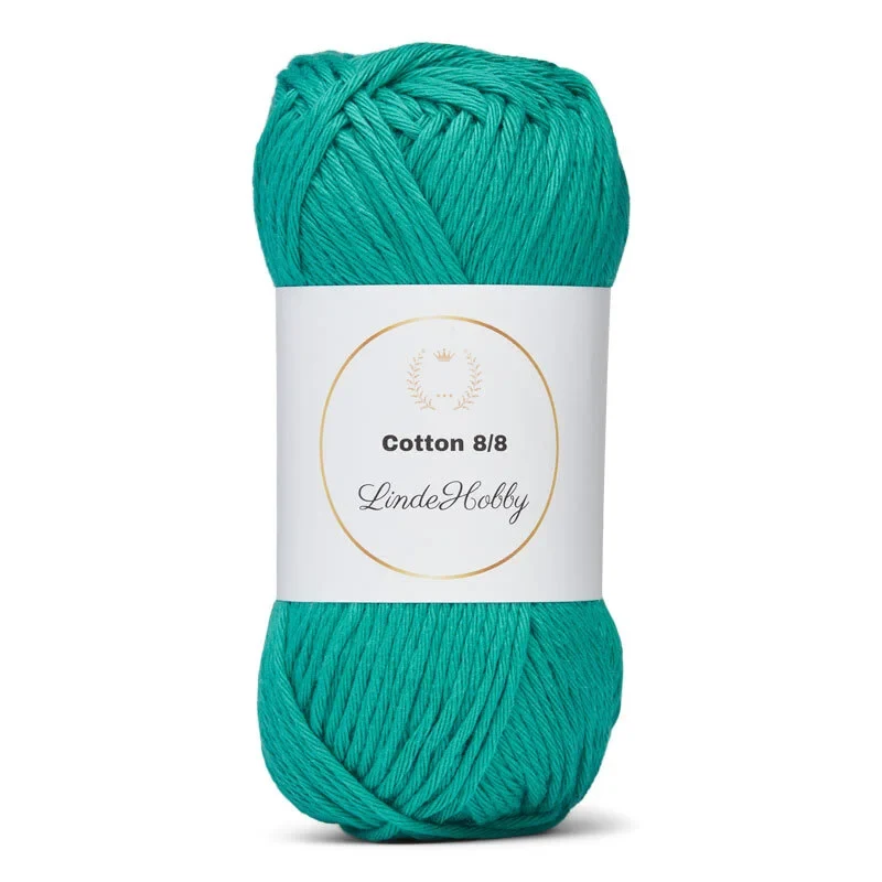 LindeHobby Cotton 8/8 – Autumn Glow, 10 gomitoli 059 Smeraldo