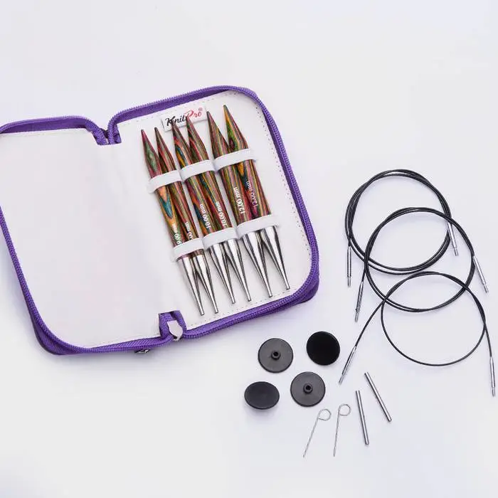 KnitPro Symfonie Set di Ferri Circolari Componibili Chunky