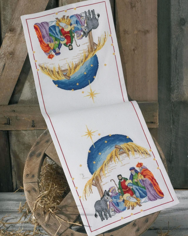 Kit Ricamo Presepe 33 x 90 cm