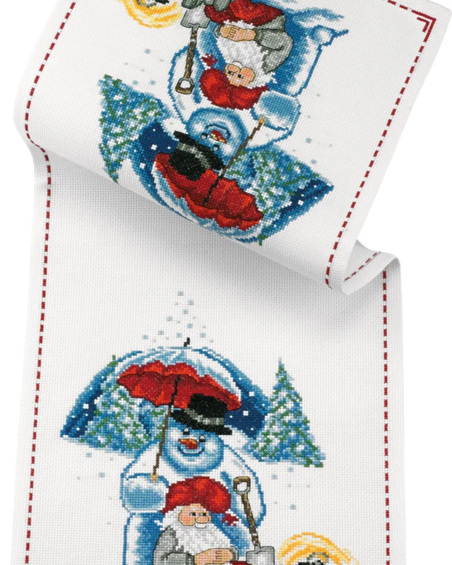 Kit ricamo Runner Frozen 26 x 64 cm