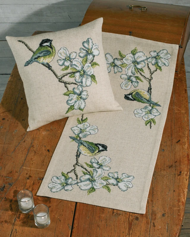 Kit Ricamo Cinciallegra 36 x 88 cm