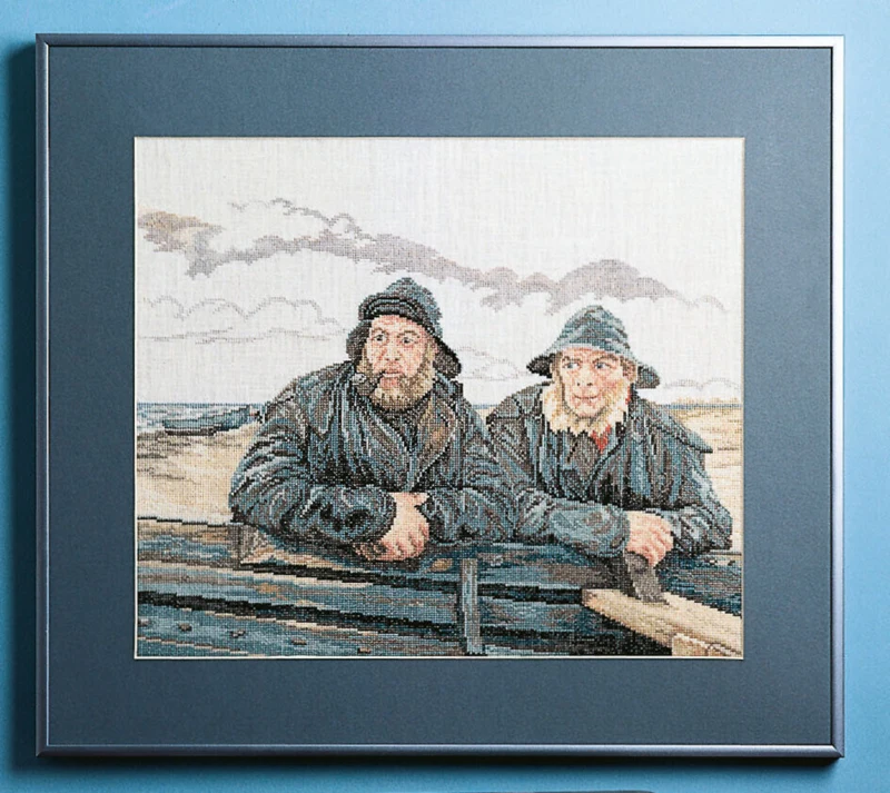 Kit da Ricamo Pescatori 47 x 41 cm