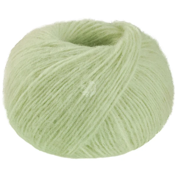 Lana Grossa Nebbia 09 Verde bianco