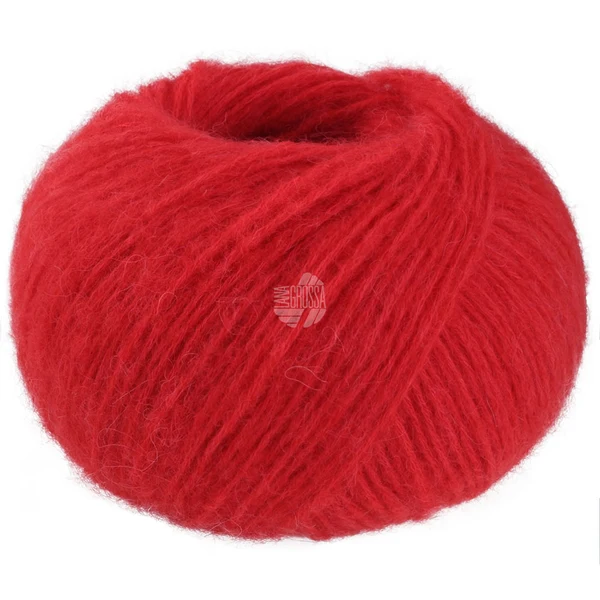 Lana Grossa Nebbia 02 Rosso brillante