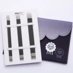KnitPro KARBONZ Set di spilli per calzini 15 cm (5 taglie 2,00-4,00 mm)