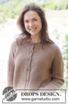 262-22 Caramel Haze Cardigan by DROPS Design