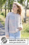266-6 Fairy Lights Cardigan by DROPS Design