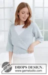 266-4 Blue Country Wrap by DROPS Design