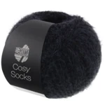 Lana Grossa Cosy Socks 18 Nero