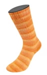 Lana Grossa Cosy Socks Soft Stripes 112 Arancio pallido/mandarino/arancione