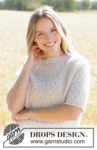 268-3 Perfectly Bee Sweater by DROPS Design