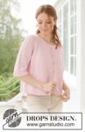 267-16 Elodie Lace Cardigan by DROPS Design