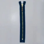 YKK Cerniera Fissa, Ottone, 4 mm 560 Blu navy