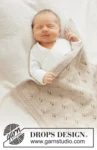 51-3 Honey Haze Blanket by DROPS Design