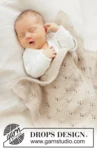 51-3 Honey Haze Blanket by DROPS Design