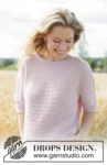 267-31 Rose Cloud Sweater by DROPS Design