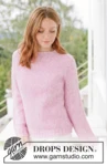 267-12 Rose Sugar Sweater by DROPS Design