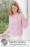 267-12 Rose Sugar Sweater by DROPS Design