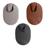 Go Handmade Patta per Borsa: Fronte 12.5 x 18.5 e 14.5 x 20.5 cm: Beige/Argento, Nero/Argento e Marrone/Bronzo
